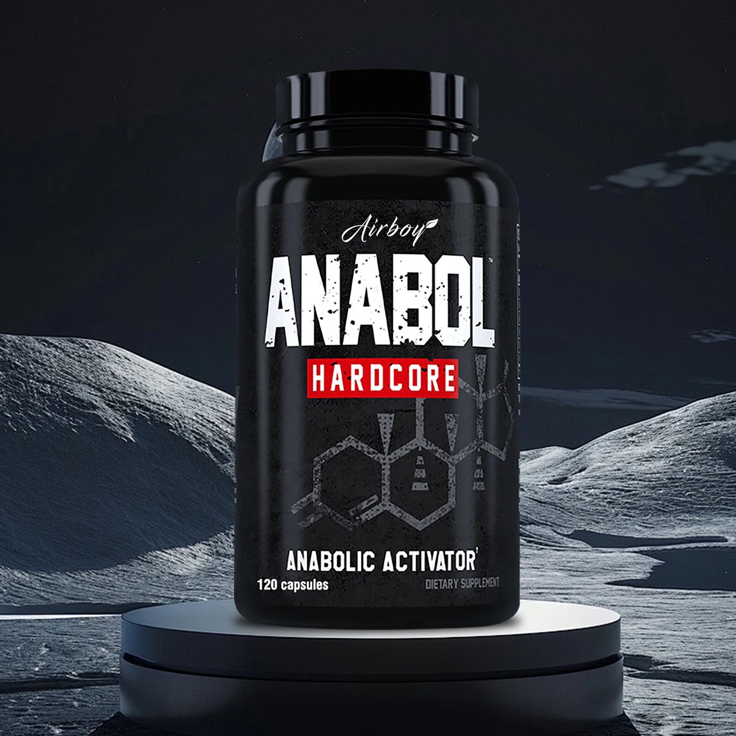 ANABOLIC - Men's Health Support Supplements - 120 Capsules (ANABOLIC - Suplementos para la salud masculina - 120 cápsulas)