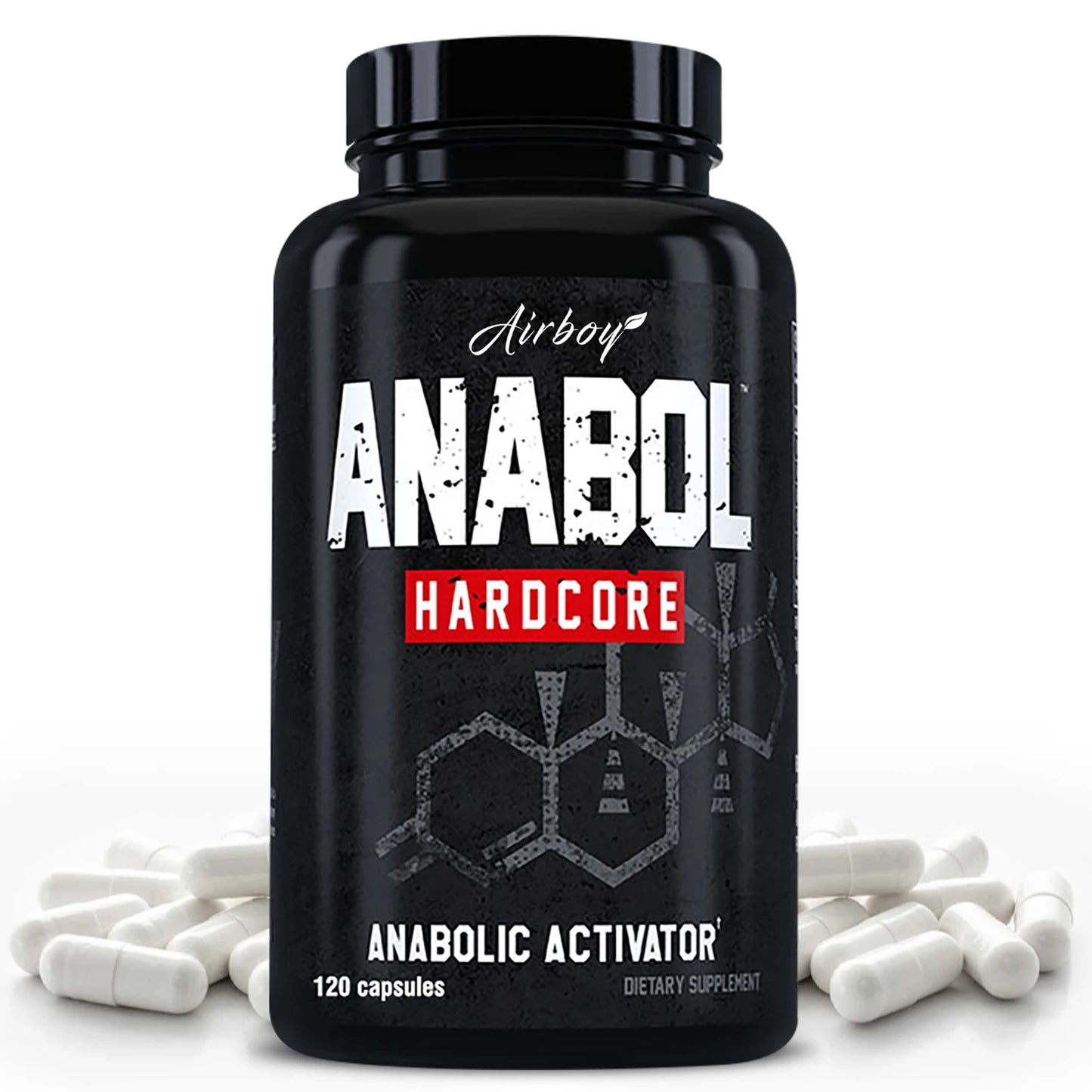 ANABOLIC - Men's Health Support Supplements - 120 Capsules (ANABOLIC - Suplementos para la salud masculina - 120 cápsulas)