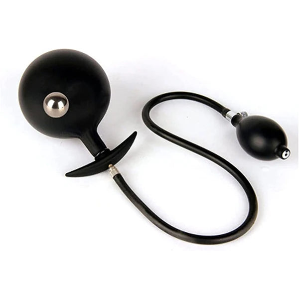 BDSM Inflatable Anal Plug, Dilator and Extender, G- Spot Stimulator and Prostate Massager. (Juguete anal inflable para BDSM, dilatador y extensor, estimulador del punto G, y masajeador de próstata).