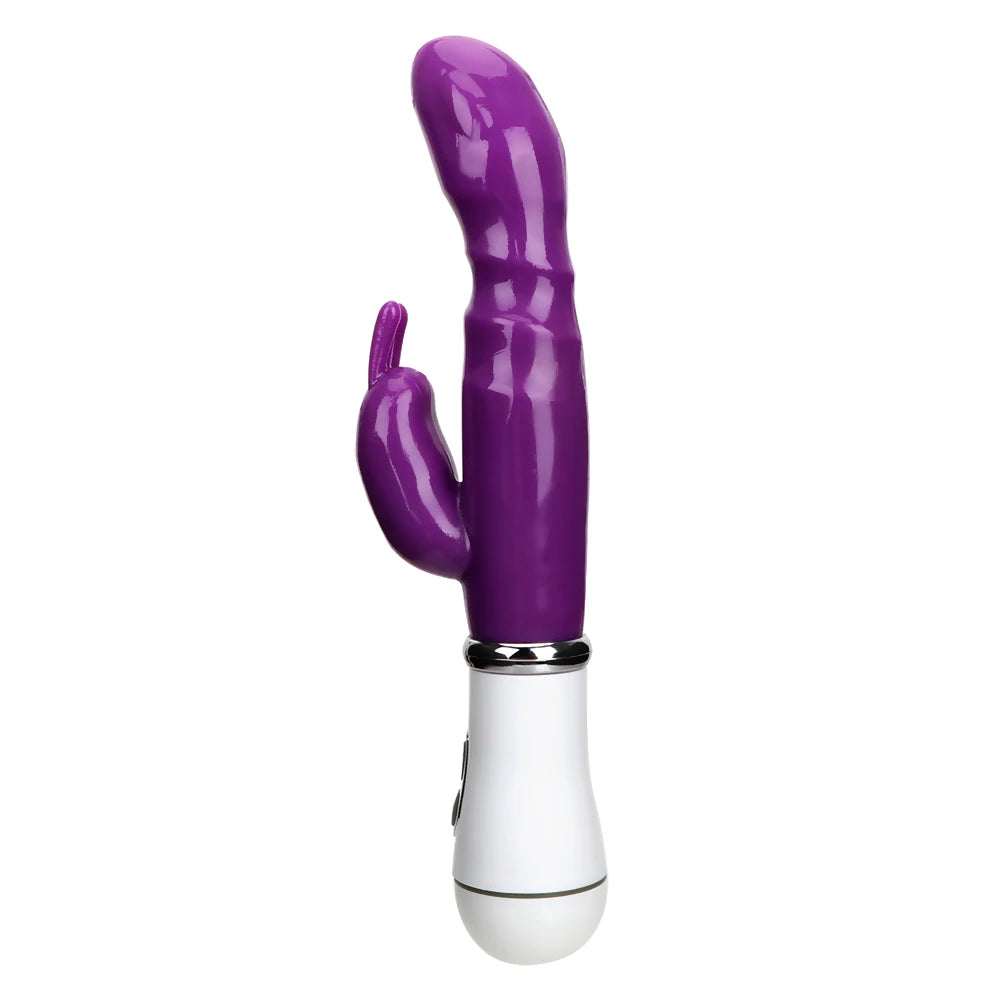 Female Rabbit Vibrator, Masturbator, and G-spot Massager ( Vibrador tipo conejo, masturbador y masajeador del punto G para mujer)
