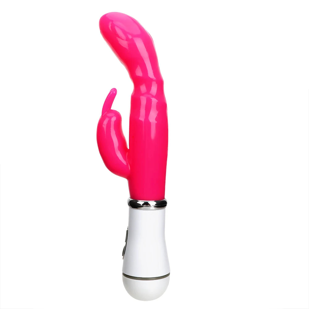 Female Rabbit Vibrator, Masturbator, and G-spot Massager ( Vibrador tipo conejo, masturbador y masajeador del punto G para mujer)