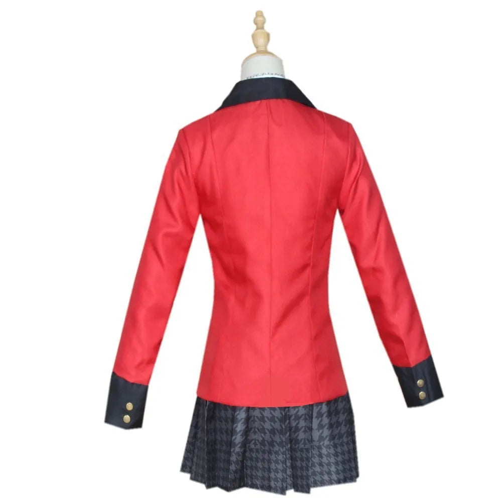 Anime Kakegurui Jabami Yumeko Costume Halloween. Japanese School Girls JK Uniform Halloween. (Disfraz de Jabami Yumeko de Anime Kakegurui para Halloween. Uniforme escolar japonés .)