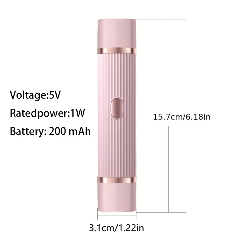 Two in one women's electric shaver - suitable for eyebrows, face, legs, and armpits, portable wet and dry hair remover. (Afeitadora eléctrica dos en uno para mujeres: adecuada para cejas, rostro, piernas y axilas, depiladora portátil en seco y húmedo).