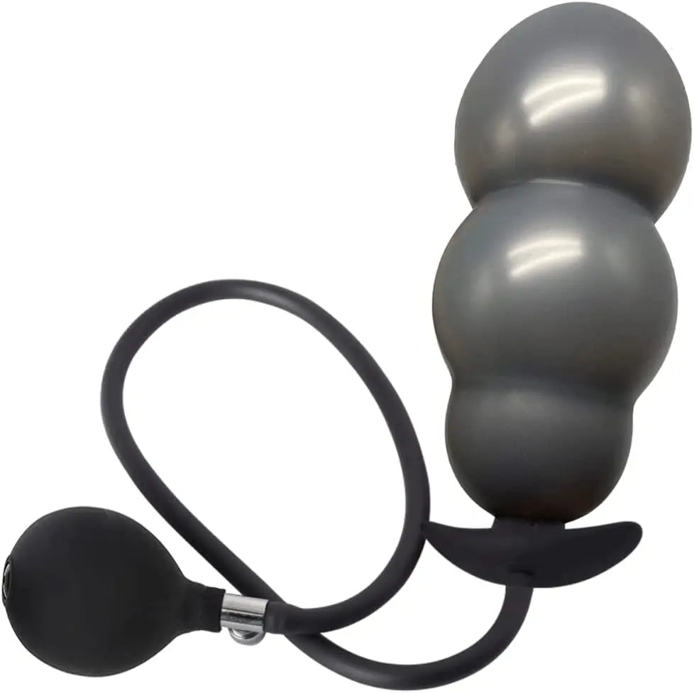 BDSM Inflatable Anal Plug, Dilator and Extender, G- Spot Stimulator and Prostate Massager. (Juguete anal inflable para BDSM, dilatador y extensor, estimulador del punto G, y masajeador de próstata).