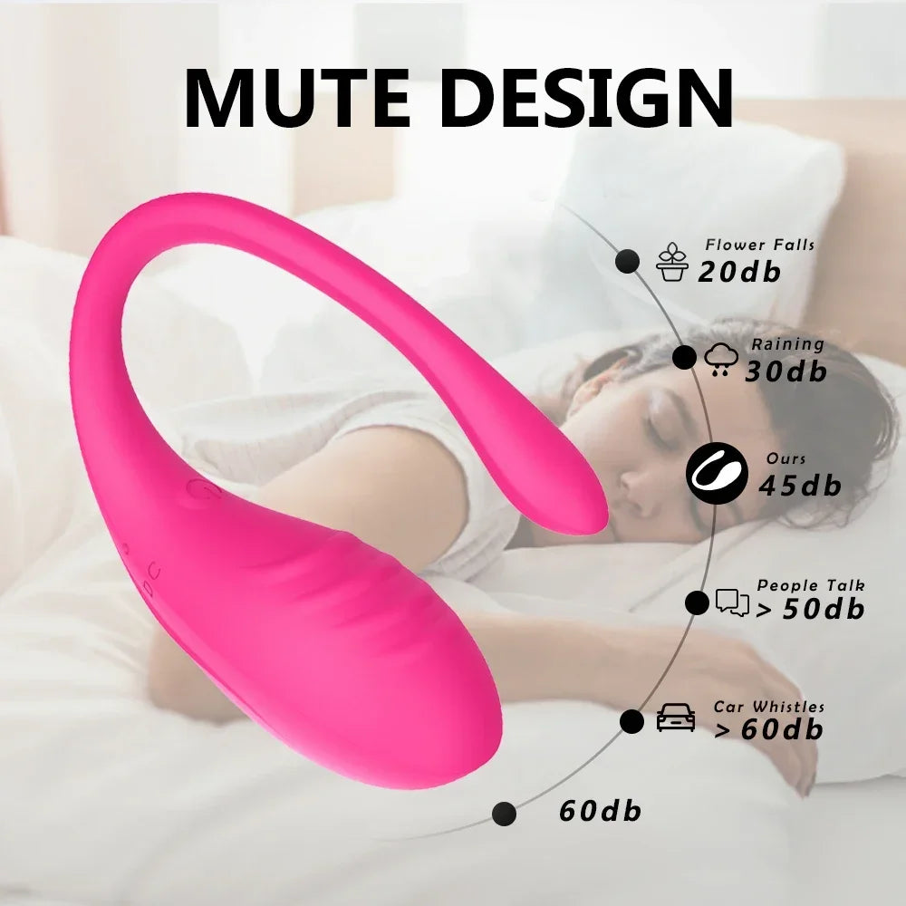 APP Remote Control G-spot Panty Vibrator Wearable Rechargeable.(Vibrador para panty con punto G y control remoto por aplicación, portátil, recargable).