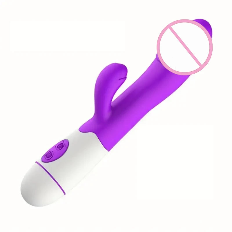 30 Speed G-spot Vibrator, Vaginal/Clitoral Massager, Batteries not included. (Vibrador de punto G de 30 velocidades, masajeador vaginal/clítoris, pilas no incluidas).