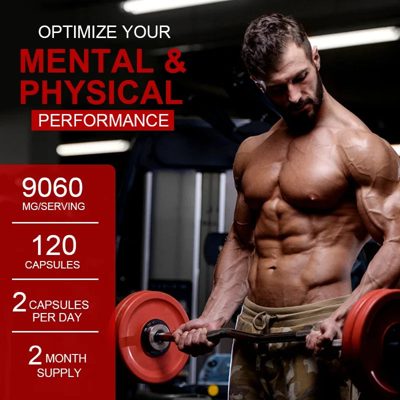 Nutritional Supplements for Men - Build Muscle, Burn Fat, Improve Endurance ( Suplementos nutricionales para hombres: desarrolle músculos, queme grasa, mejore su resistencia, energía y rendimiento), Energy and Performance (