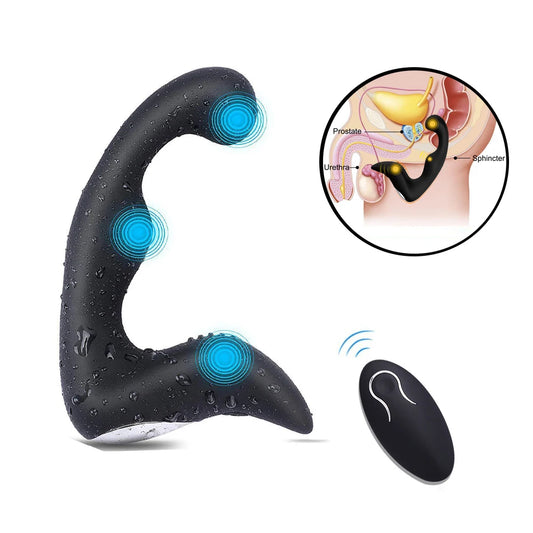 Unisex Vibrator for Men and Women with Remote Control (Vibrador unisex para hombre y mujer con control remoto)