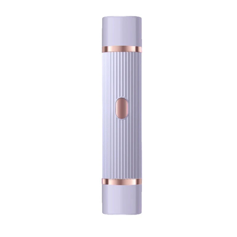 Two in one women's electric shaver - suitable for eyebrows, face, legs, and armpits, portable wet and dry hair remover. (Afeitadora eléctrica dos en uno para mujeres: adecuada para cejas, rostro, piernas y axilas, depiladora portátil en seco y húmedo).