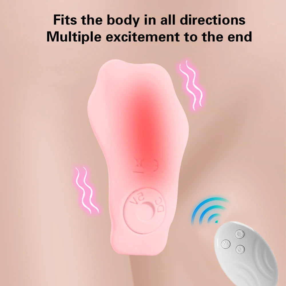 Wearable Dildo Vibrator Panties Wireless Remote Control Vibrator Clitoris Stimulator Orgasm Masturbator. (Consolador vibrador portátil con control remoto inalámbrico, estimulador de clítoris, masturbador para orgasmos).