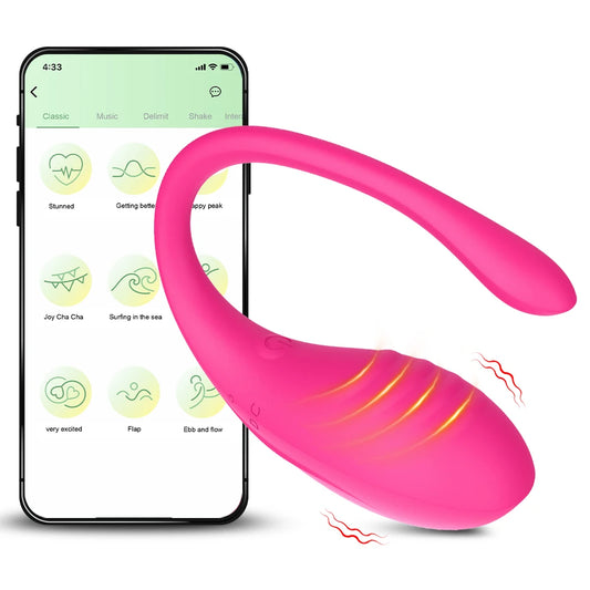 APP Remote Control G-spot Panty Vibrator Wearable Rechargeable.(Vibrador para panty con punto G y control remoto por aplicación, portátil, recargable).