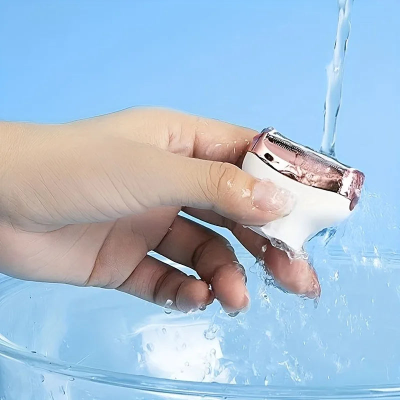 4 In 1 Electric Lady Shaver, Body Hair Removal Epilator, Painless Cordless Trimmer Razor (Afeitadora eléctrica femenina 4 en 1, depiladora corporal, recortadora inalámbrica sin dolor).