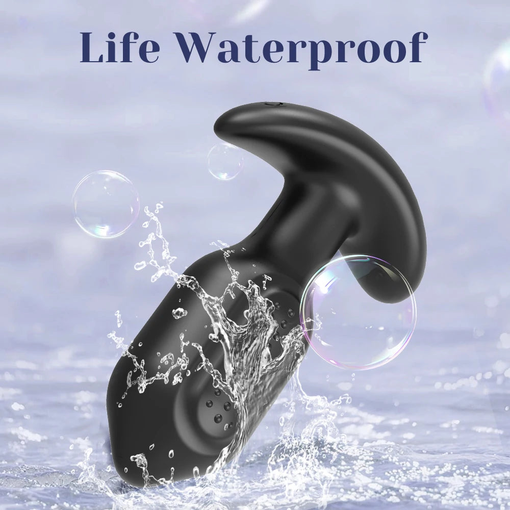 Vibrating Anal Plug and Male Prostate Massager. Includes iPhone / Android App ( Vibrador anal y masajeador de próstata masculino. Incluye app para iPhone/Android)
