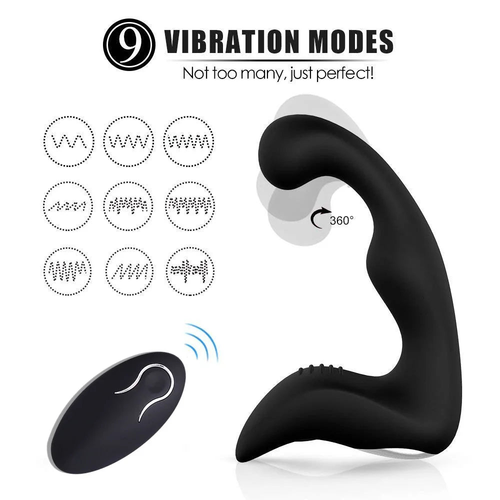 Unisex Vibrator for Men and Women with Remote Control (Vibrador unisex para hombre y mujer con control remoto)