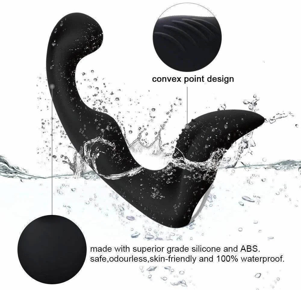 Unisex Vibrator for Men and Women with Remote Control (Vibrador unisex para hombre y mujer con control remoto)