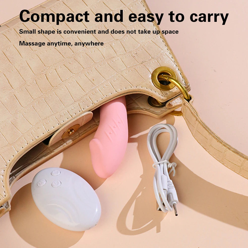 Wearable Dildo Vibrator Panties Wireless Remote Control Vibrator Clitoris Stimulator Orgasm Masturbator. (Consolador vibrador portátil con control remoto inalámbrico, estimulador de clítoris, masturbador para orgasmos).