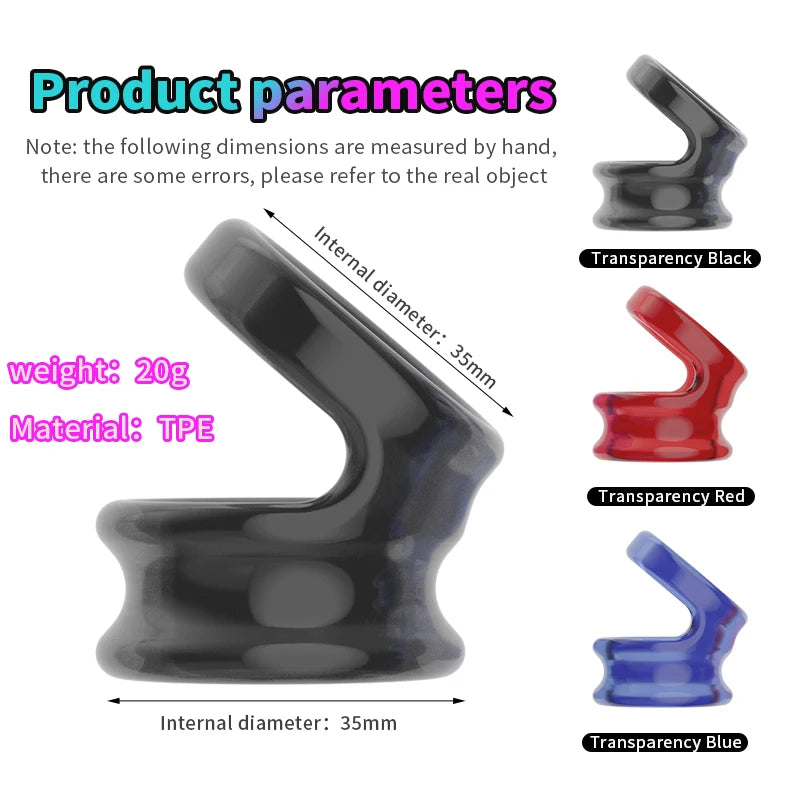 Reusable Penis Ring for Delay Ejaculation and Stronger Erection. (Anillo de pene reutilizable para retrasar la eyaculación y lograr una erección más fuerte).