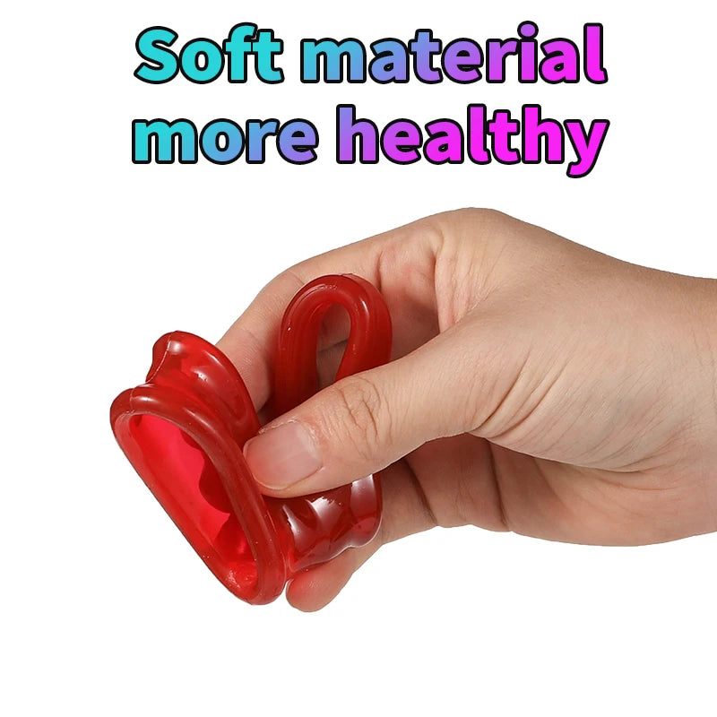 Reusable Penis Ring for Delay Ejaculation and Stronger Erection. (Anillo de pene reutilizable para retrasar la eyaculación y lograr una erección más fuerte).