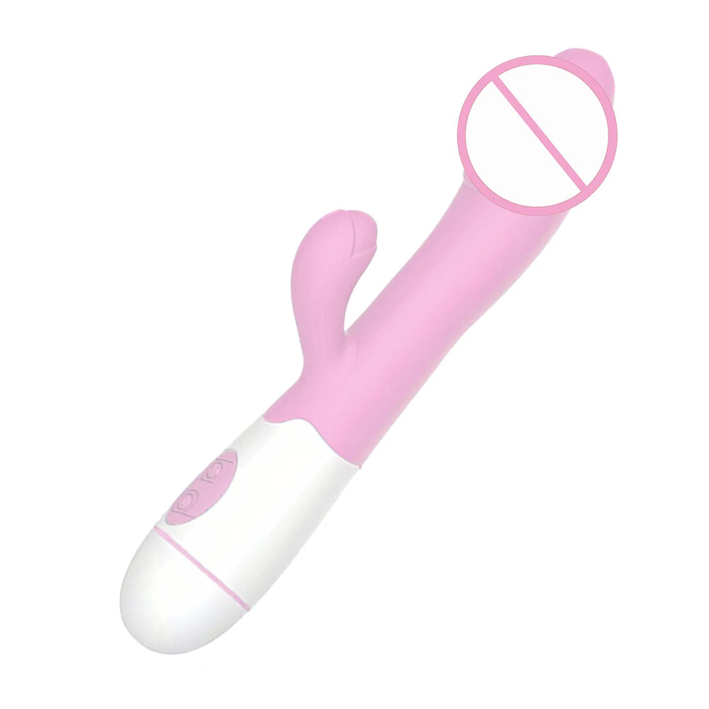 30 Speed G-spot Vibrator, Vaginal/Clitoral Massager, Batteries not included. (Vibrador de punto G de 30 velocidades, masajeador vaginal/clítoris, pilas no incluidas).