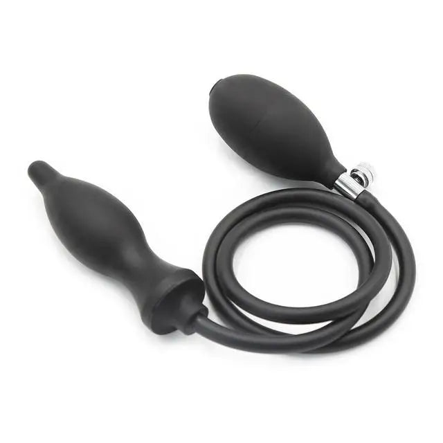 BDSM Inflatable Anal Plug, Dilator and Extender, G- Spot Stimulator and Prostate Massager. (Juguete anal inflable para BDSM, dilatador y extensor, estimulador del punto G, y masajeador de próstata).