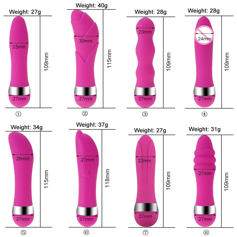 Big/ Small Realist Dildo Vibrator Massager and G-spot Clitoris Stimulator. (Consolador masajeador vibrador realista grande/pequeño y estimulador de clítoris y punto G).