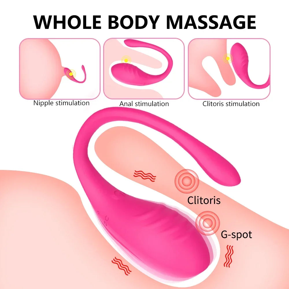 APP Remote Control G-spot Panty Vibrator Wearable Rechargeable.(Vibrador para panty con punto G y control remoto por aplicación, portátil, recargable).