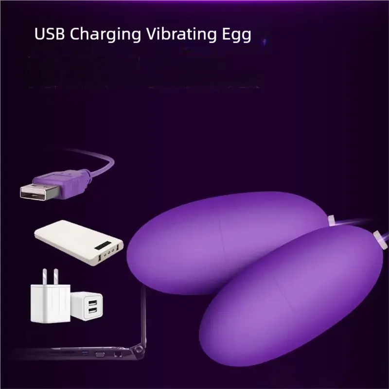 12 Speed Bullet Vibrator For Women USB Vibrating Egg Erotic Dildo. (Vibrador bala de 12 velocidades para mujer, huevo vibrador USB, consolador erótico).