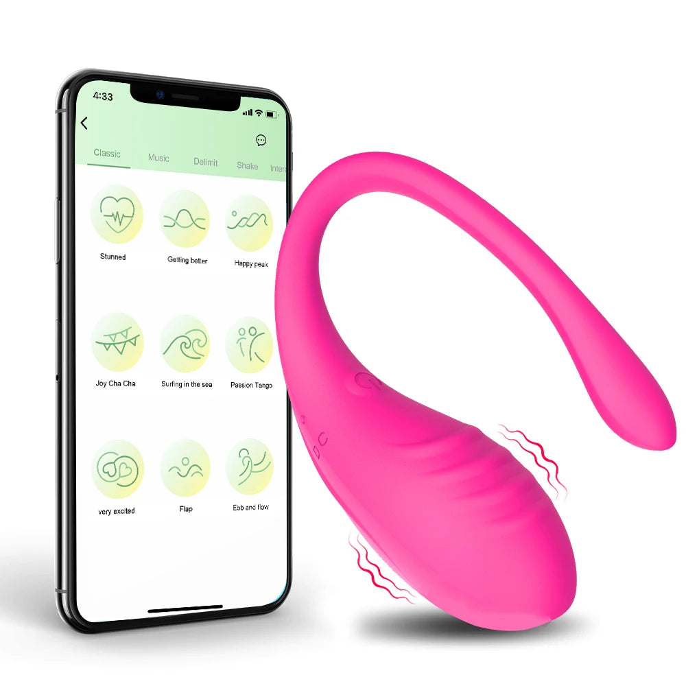 APP Remote Control G-spot Panty Vibrator Wearable Rechargeable.(Vibrador para panty con punto G y control remoto por aplicación, portátil, recargable).