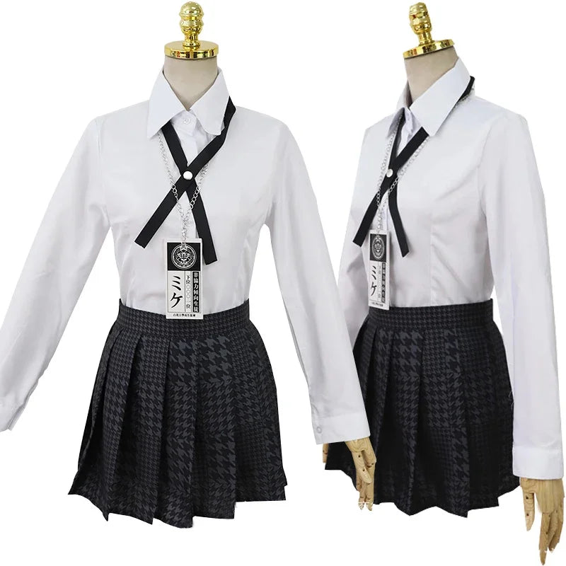 Anime Kakegurui Jabami Yumeko Costume Halloween. Japanese School Girls JK Uniform Halloween. (Disfraz de Jabami Yumeko de Anime Kakegurui para Halloween. Uniforme escolar japonés .)